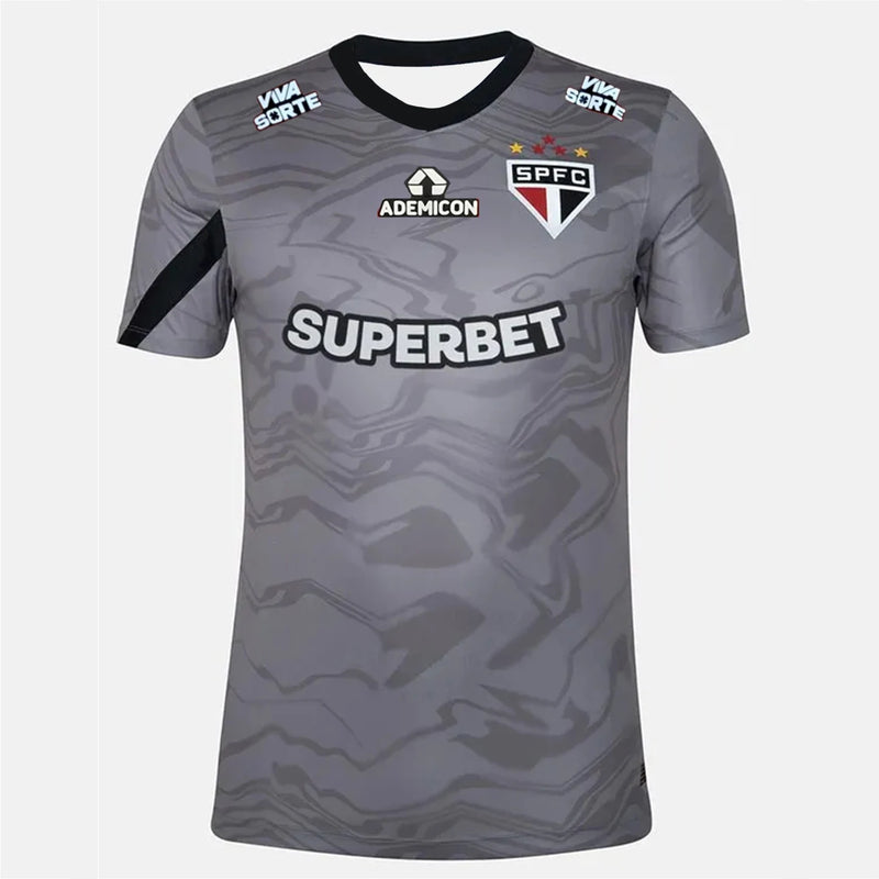 Camisa São Paulo 24/25 s/n° Goleiro New Balance Masculina - Azul+Preto