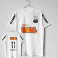 Classic Vintage 11-12 Santossi Family Cotton Football Jerseys Vintage Little Neymar Football Adults Men Women's Kids Wear Shirts